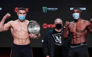 Видео боя Вадим Немков — Фил Дэвис 2 Bellator 257