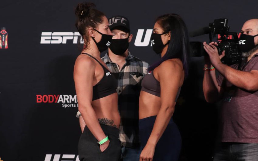 Видео боя Джессика Ай - Синтия Калвилльо UFC on ESPN 10
