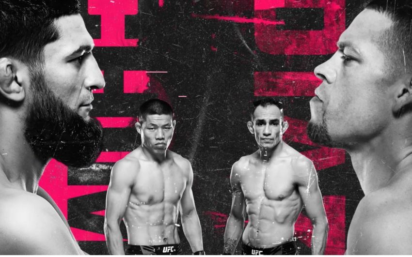 Где смотреть UFC 279: Хамзат Чимаев – Нейт Диас
