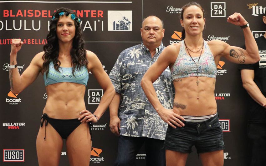 Видео боя Джулиана Веласкес - Алехандра Лара Bellator 212