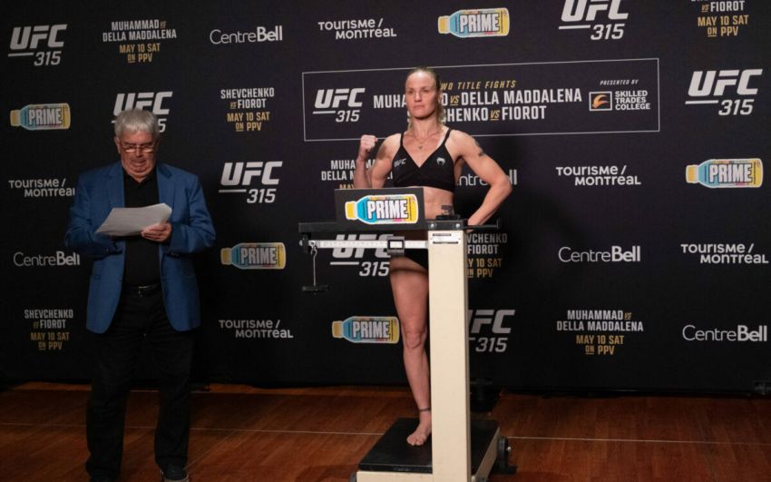 Результаты взвешивания UFC 315