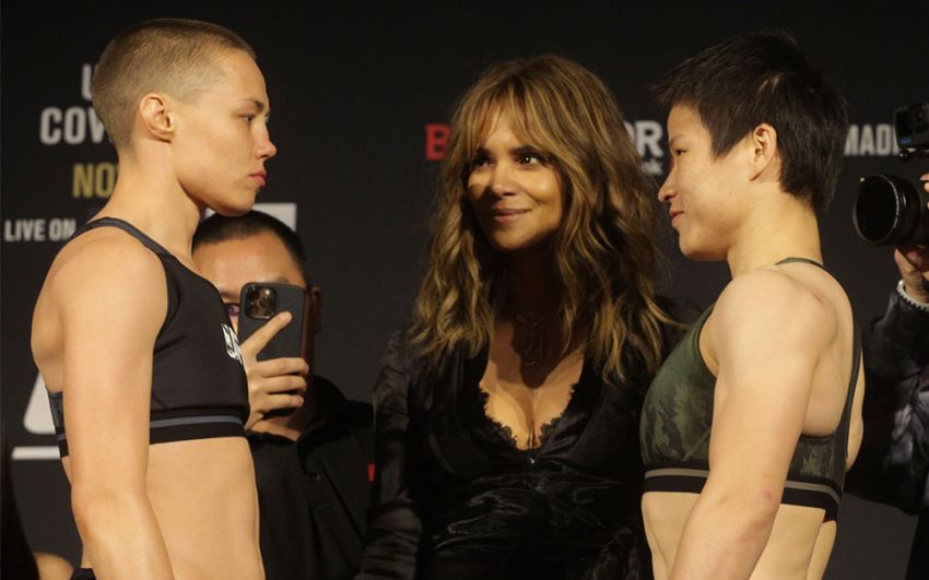Видео боя Роуз Намаюнас - Чжан Вэйли UFC 268