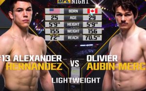 Видео боя Александер Эрнандес - Оливье Обин-Мерсье UFC on FOX 30