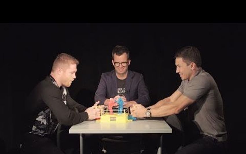 Видео "игрушечного боя" Головкина и "Канело"