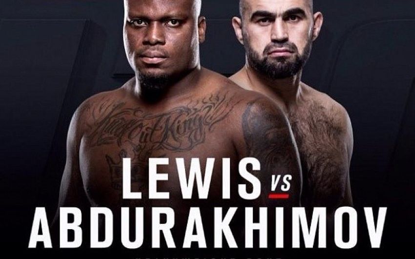 Видео боя Деррик Льюис - Шамиль Абдурахимов UFC Fight Night 102