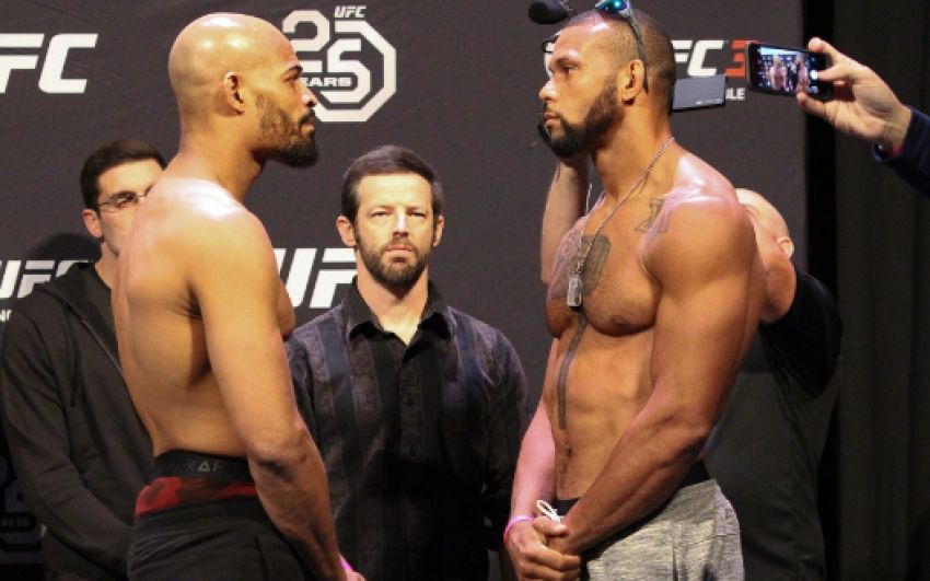 Видео боя Дэвид Бранч - Тиаго Сантос UFC Fight Night 128