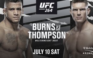 Официально: Гилберт Бернс подерется со Стивеном Томпсоном на UFC 264