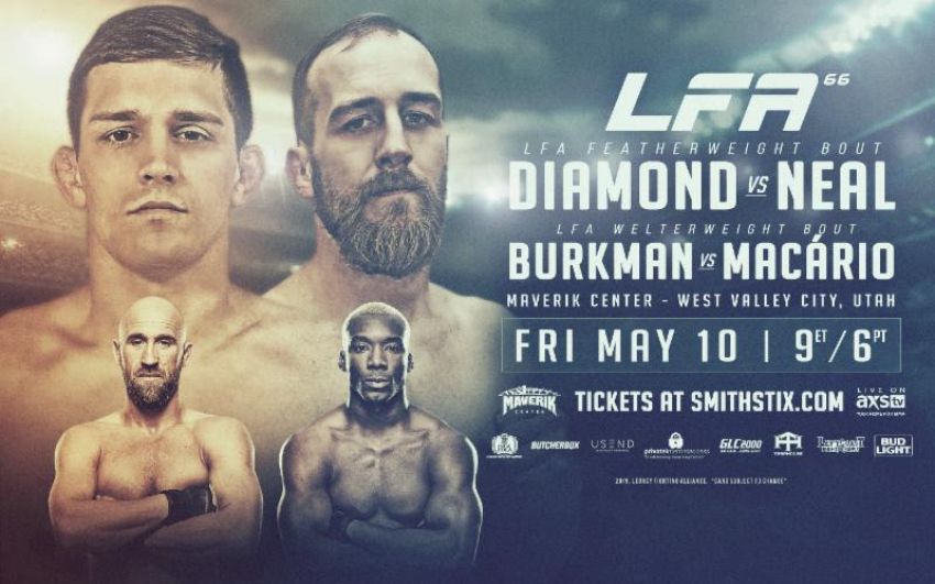 Прямая трансляция LFA 66: Тайлер Даймонд - Джон Нил