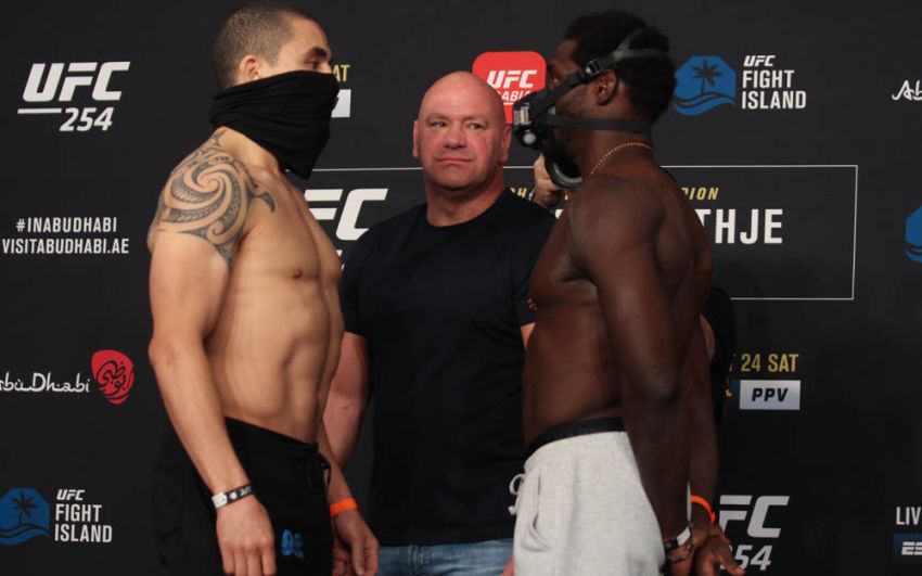 Видео боя Джаред Каннонье - Роберт Уиттакер UFC 254