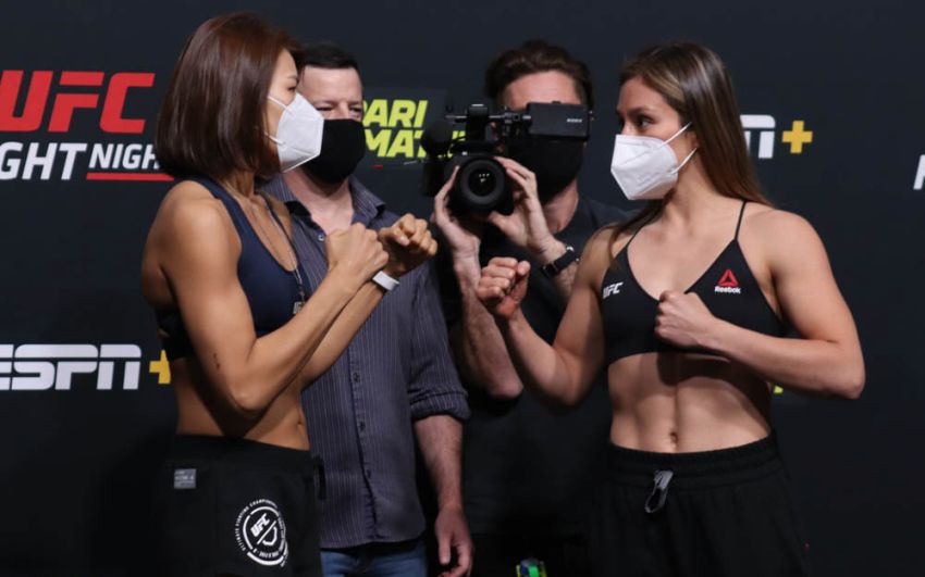 Видео боя Алекса Грассо - Джи Юн Ким UFC on ESPN+ 33