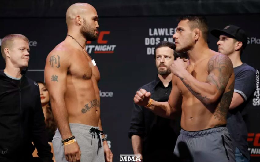 Результаты турнира UFC on FOX 26: Лоулер - Дос Аньос