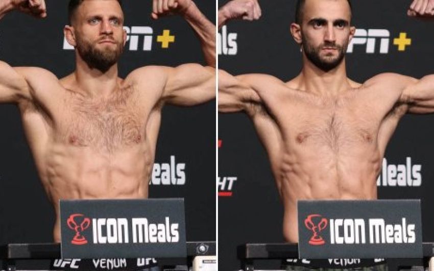 Результаты взвешивания турнира UFC on ESPN 32