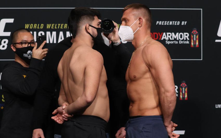 Видео боя Йен Хейниш - Келвин Гастелум UFC 258