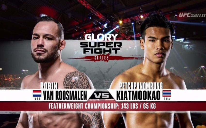 Петчпаномрунг Киатмукао победил Робина Ван Росмалена на GLORY 59