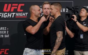 Битва взглядов участников турнира UFC on FOX 30: Альварес - Порье II