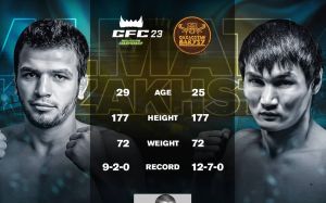 Видео боя Маккашарип Зайнуков - Бекболот Абдылда GFC 23