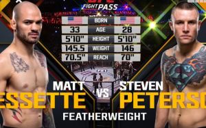 Видео боя Мэтт Бассетте — Стивен Петерсон TUF 27