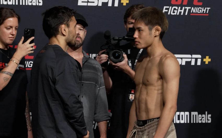 Результаты взвешивания UFC on ESPN 58