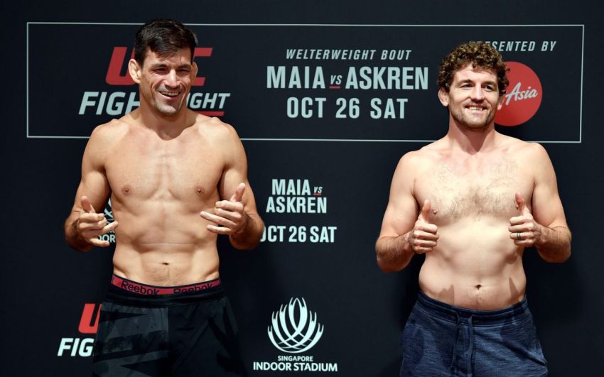 Видео боя Бен Аскрен - Демиан Майя UFC Fight Night 162