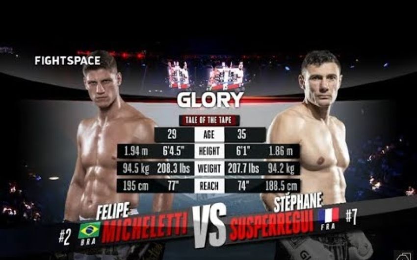 Видео боя Фелипе Мичелетти - Стефан Сусперреги Glory 69