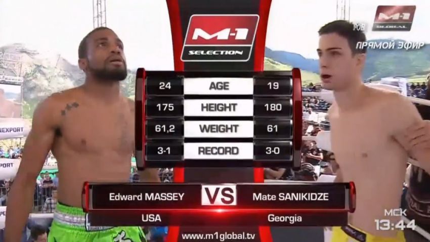  Видео боя M-1 Challenge 95: Эдвард Мейси - Мате Саникидзе