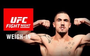 Видео процедуры взвешивания UFC Fight Night 101 