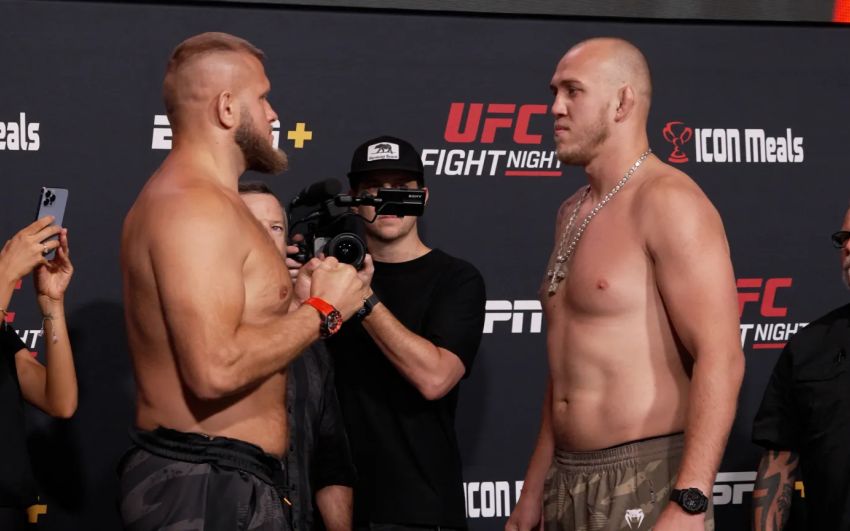 Результаты взвешивания UFC on ESPN 61