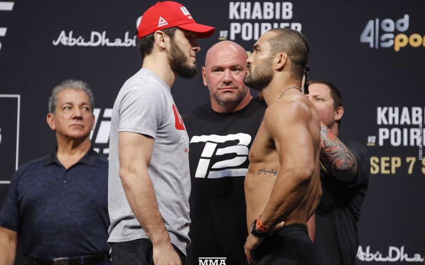 Видео боя Ислам Махачев - Дэйви Рамос UFC 242