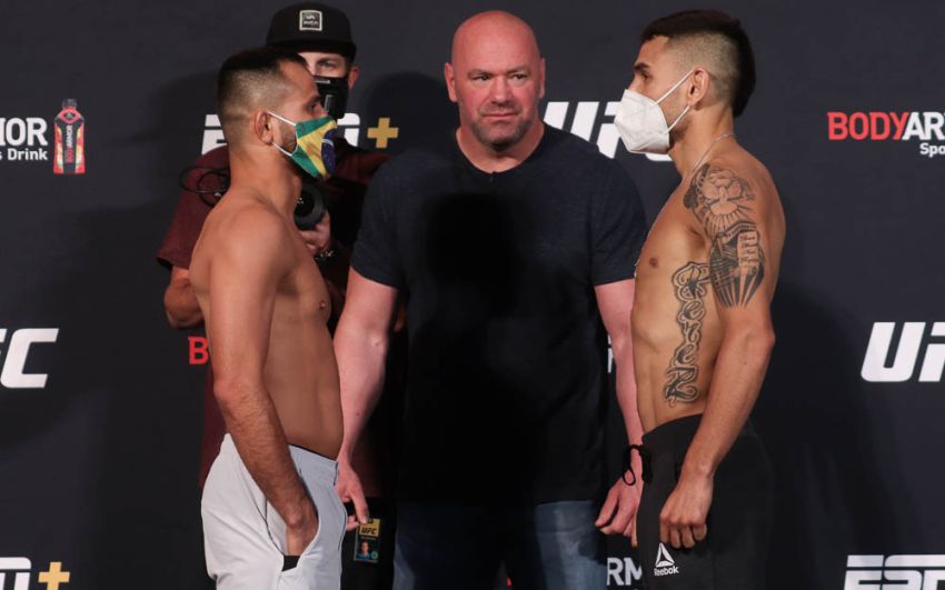 Видео боя Жуссиер Формига - Алекс Перес UFC 250