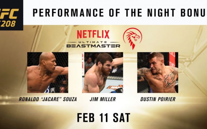 Бонусы UFC 208