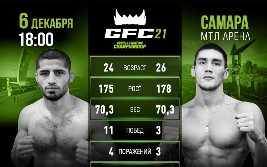 Видео боя Джахонгир Саиджамолов - Франклин Фомеву GFC 21