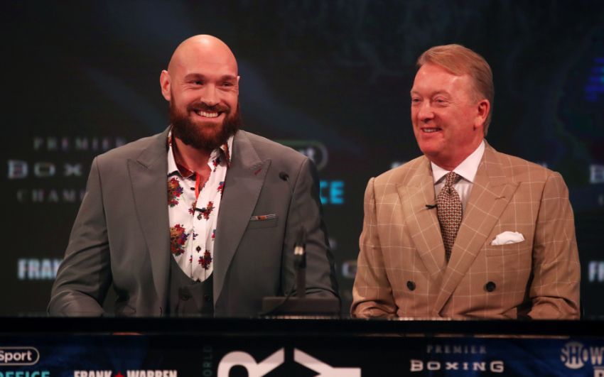 Фрэнк Уоррен: "Фьюри не обсуждал со мной бой в WWE"