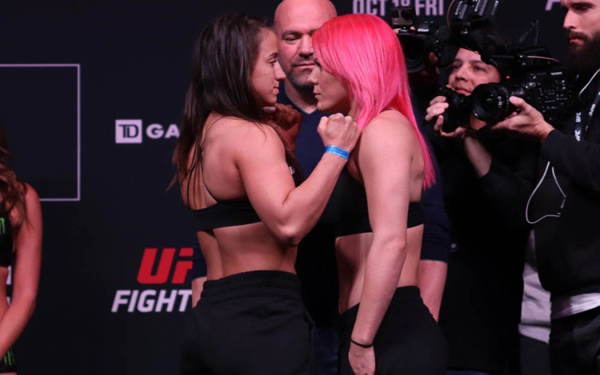 Видео боя Мэйси Барбер - Джилиан Робертсон UFC on ESPN 6