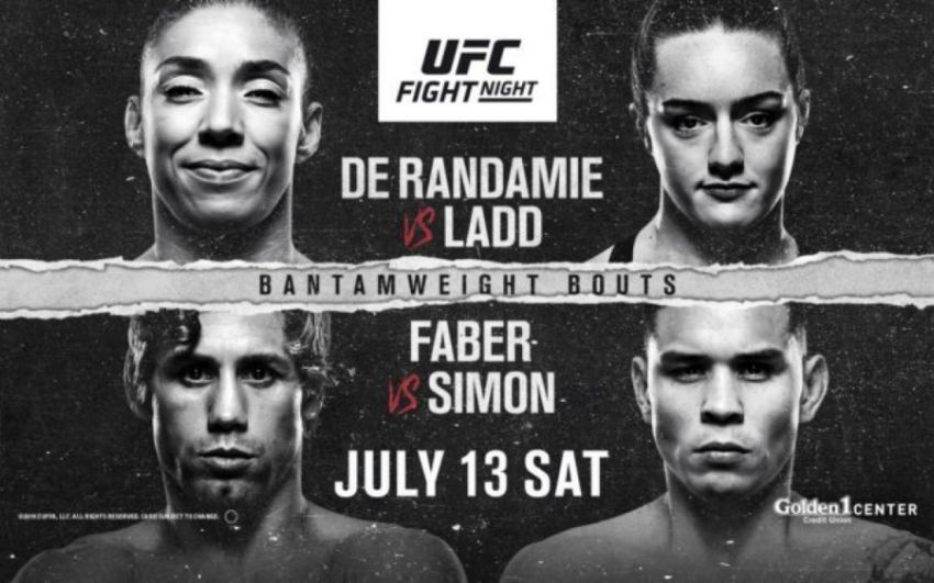 UFC on ESPN+ 13: Жермейн Де Рандами - Аспен Лэдд. Смотреть онлайн прямой эфир