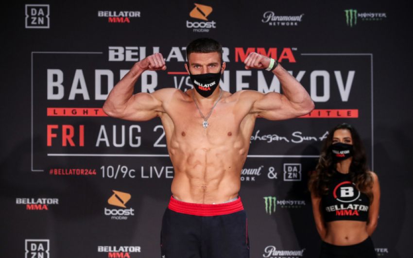 Видео боя Райан Бейдер - Вадим Немков Bellator 244