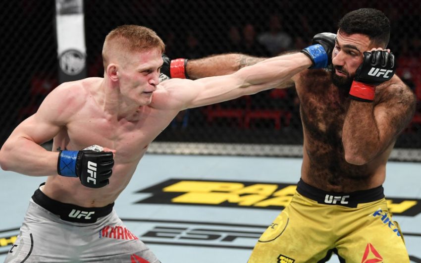 Сергей Хандожко недоволен своим дебютным боем в UFC 