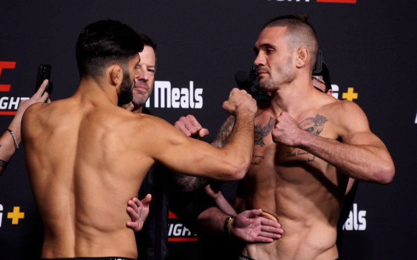 Видео боя Арман Царукян - Кристос Гиагос UFC Fight Night 192