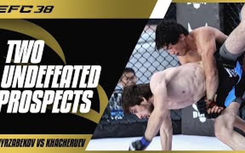 Видео боя Ибрагим Хачероев - Жакшилык Мирзабеков EFC 38