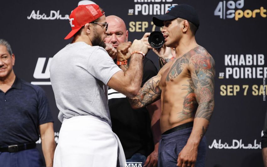 Видео боя Диего Феррейра - Майрбек Тайсумов UFC 242