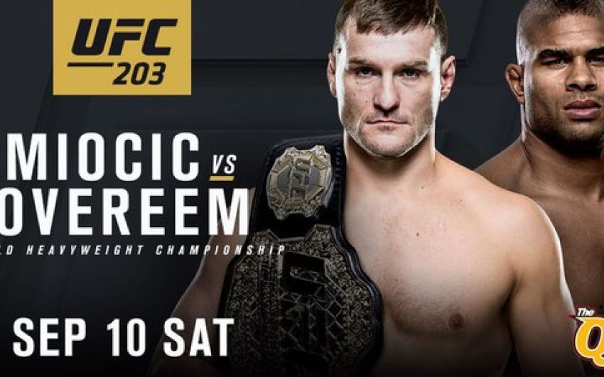 Стипе Миочич против Алистара Оверима 10 сентября на UFC 203