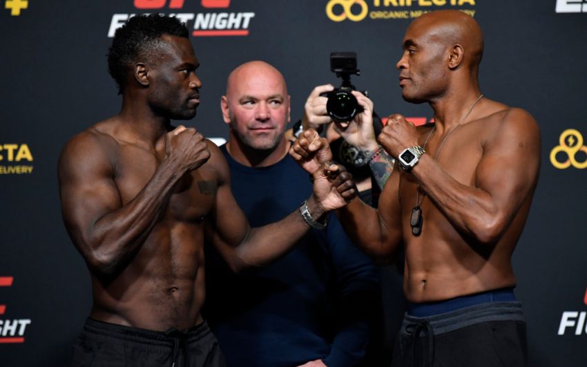 Видео боя Юрайа Холл - Андерсон Сильва UFC on ESPN+ 39