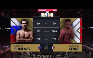 Видео боя Владимир Ишменев - Энтони Серре AMC Fight Nights Global & "Стальное сердце"