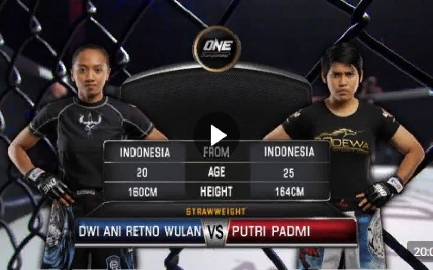 Видео боя Дви Ани Ретно Вулан - Пудри Падми One Championship: Warrior's Dream