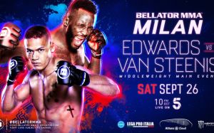 Файткард турнира Bellator Europe 8: Фабиан Эдвардс - Костелло ван Стинис