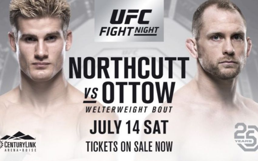 Видео боя Сэйдж Норткатт - Зак Оттоу UFC Fight Night 133