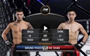 Видео боя Бруно Пуччи - Чао Кси One Championship: Warrior's Dream