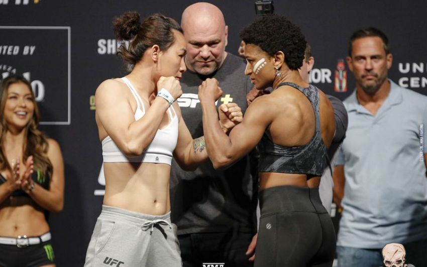 Видео боя Ксяонан Ян - Анджелла Хилл UFC 238