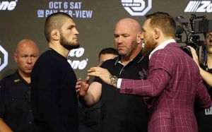 Прямая трансляция пресс-конференции перед UFC 229: Хабиб Нурмагомедов - Конор МакГрегор