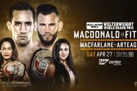 Взвешивание участников турнира Bellator 220: Рори МакДональд - Джон Фитч