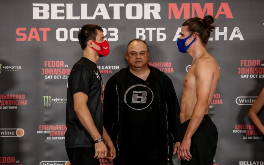 Видео боя Усман Нурмагомедов - Патрик Пиетила Bellator 269